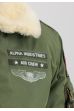 ALPHA INDUSTRIES kurtka zimowa Injector III Air Force Olive