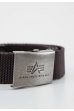 ALPHA INDUSTRIES pasek Heavy Duty Belt brown