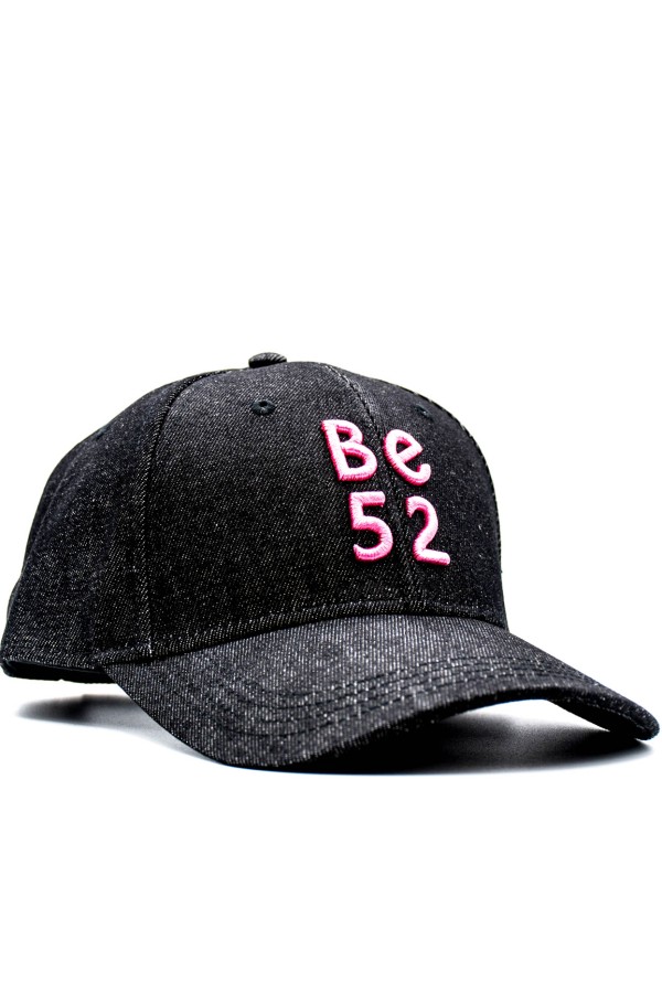 BE52 czapka Jeans Cap Black/Pink
