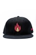 BE52 czapka Snapback Flame Black