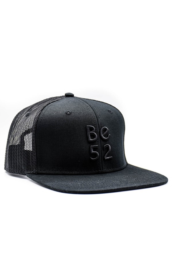 BE52 czapka Snap Trucker Black
