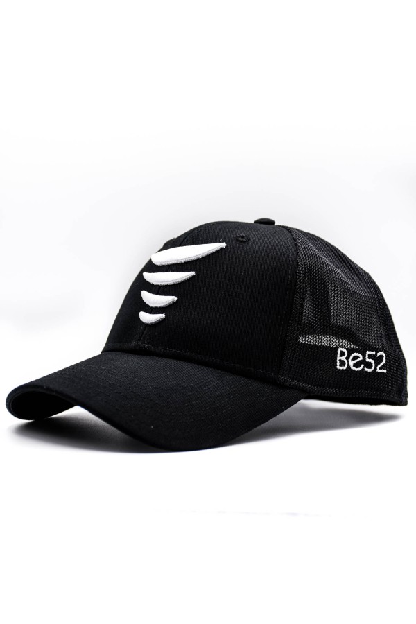 BE52 czapka Tornado Black