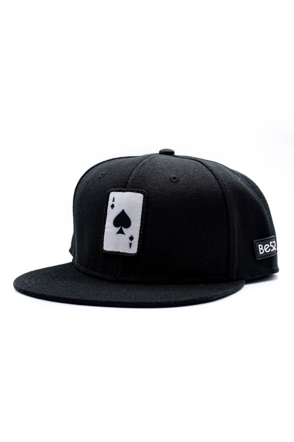 BE52 Czapka Ace Snapback Black