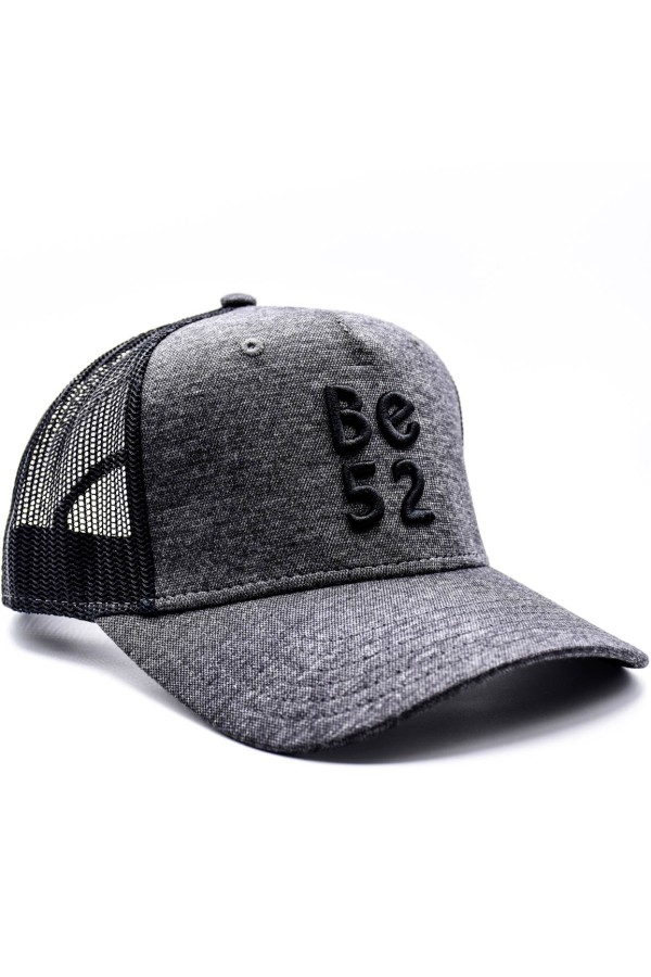 BE52 czapka Trucker Grey
