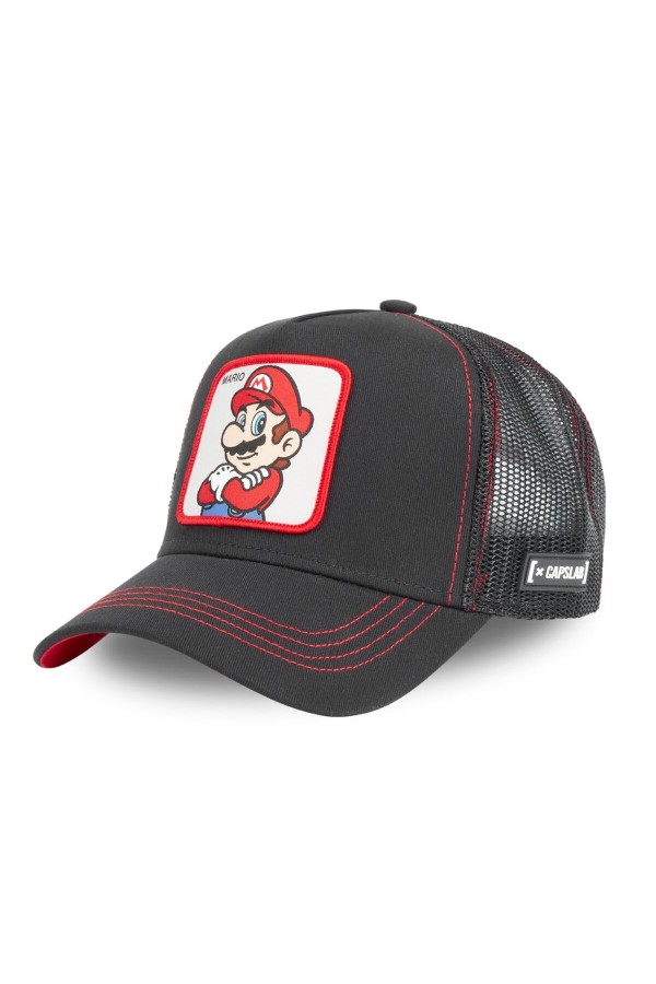 CAPSLAB czapka Super Mario black/red