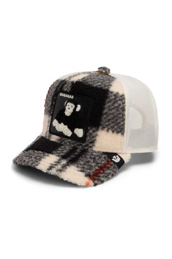 GOORIN BROS. czapka Double Stuffed Bananas black cream plaid