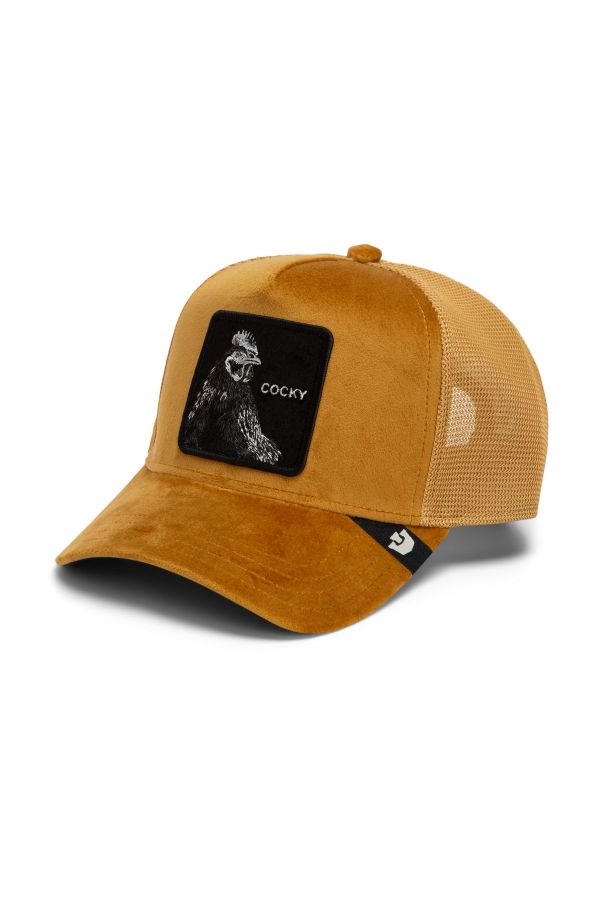 GOORIN BROS. czapka Velour Cocky amber