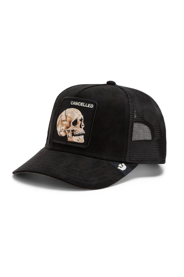 GOORIN BROS. czapka Suede Cancelled Skull black