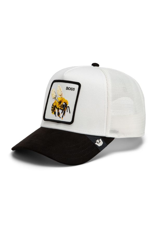 GOORIN BROS. czapka Suede Boss Bee white