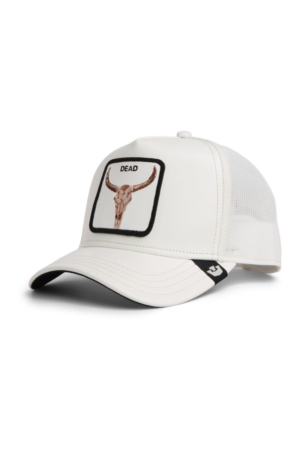 GOORIN BROS. czapka Leather Skull white