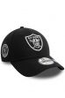 Czapka NEW ERA 9FORTY NFL Patch Oakland Riders black