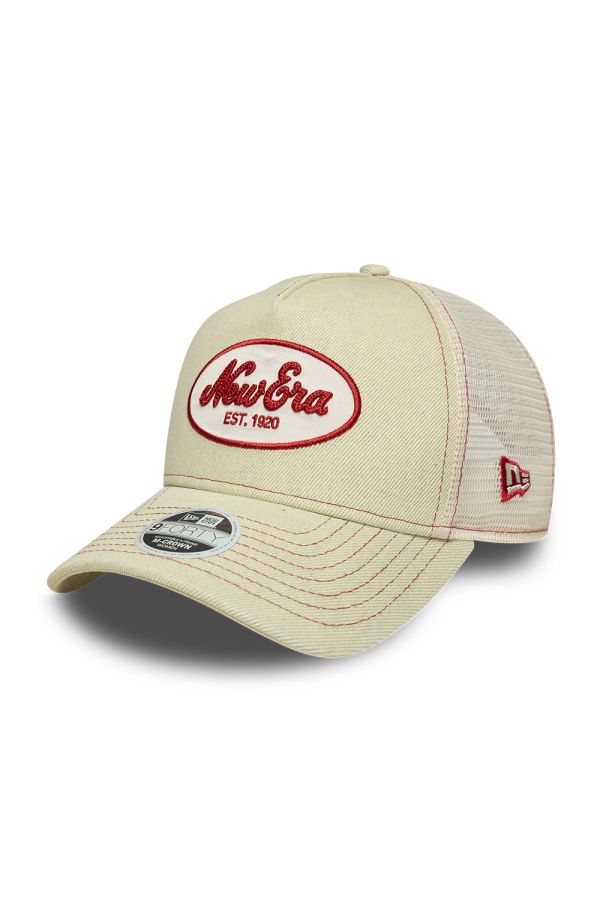 Czapka NEW ERA 9FORTY Af Oval W Foam Denim beige