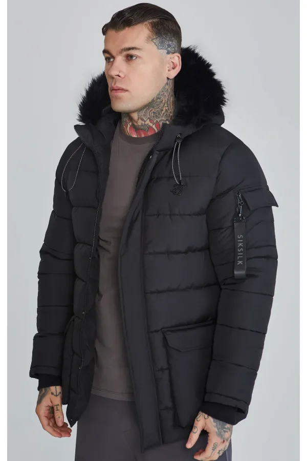 SIKSILK kurtka Expedition Parka black