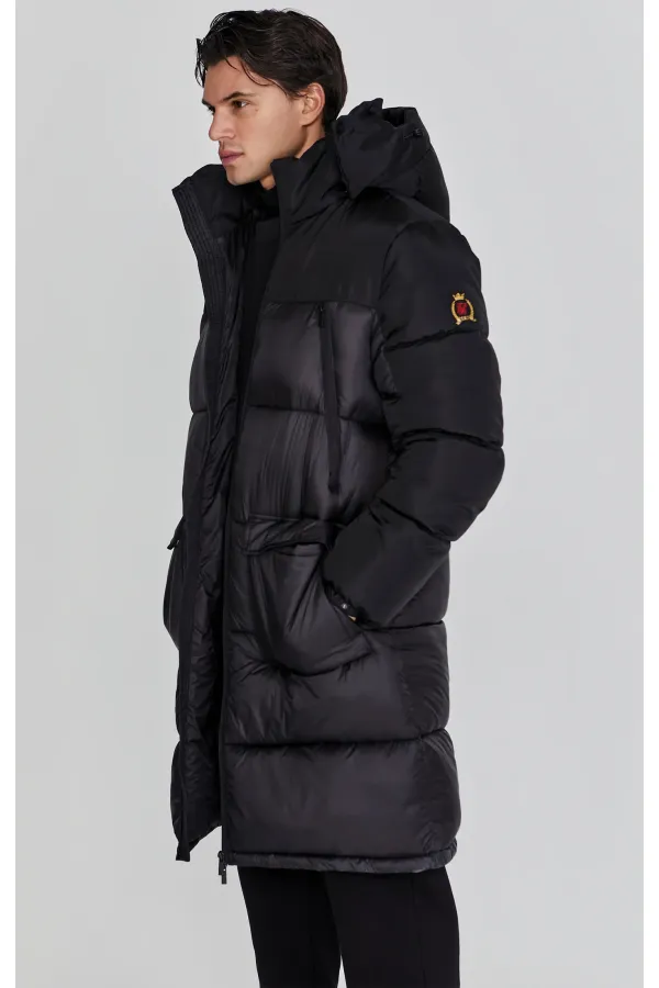 SIKSILK kurtka Puffer Coat black