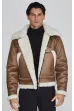 SIKSILK kurtka Aviator Jacket brown/white