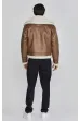 SIKSILK kurtka Aviator Jacket brown/white