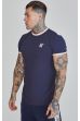 SIKSILK T-shirt Ringer Tee navy