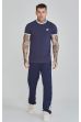 SIKSILK T-shirt Ringer Tee navy