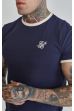 SIKSILK T-shirt Ringer Tee navy