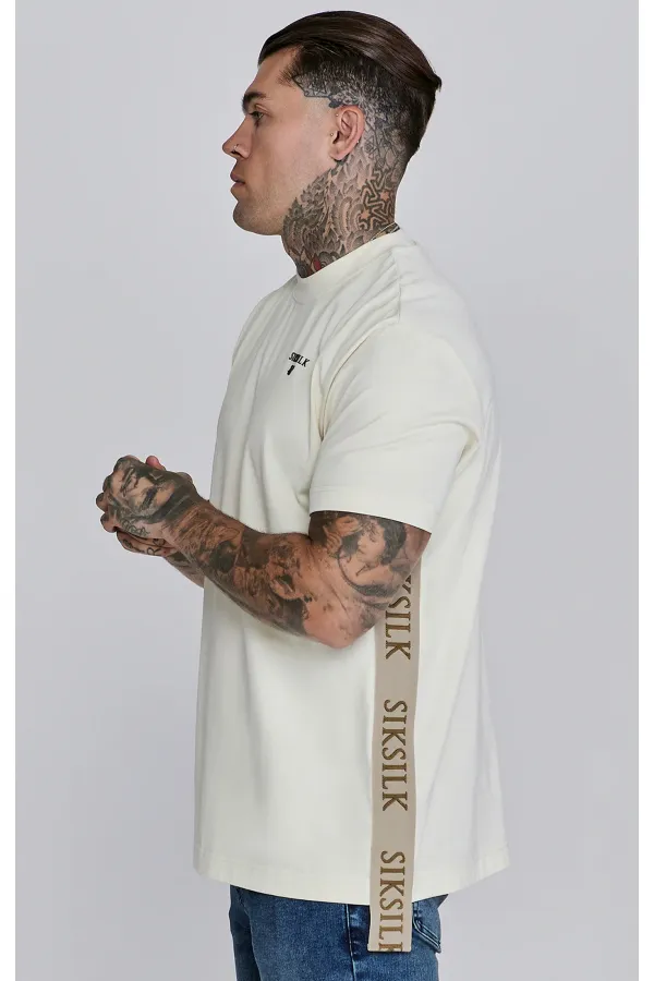 SIKSILK Graphic Tshirt ecru