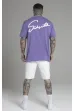 SIKSILK T-shirt Script Oversized purple