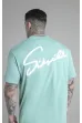 SIKSILK T-shirt Script Oversized green