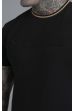 SIKSILK Logo T-shirt black