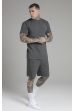 SIKSILK komplet Shorts and Tshirt grey