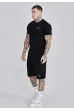 SIKSILK komplet Shorts and Tshirt black