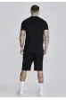 SIKSILK komplet Shorts and Tshirt black