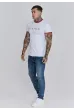 SIKSILK T-shirt Ringer Tee white