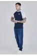 SIKSILK T-shirt Raglan Tee white/navy