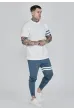 SIKSILK Stripe T-shirt white