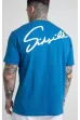 SIKSILK T-shirt Script Oversized blue