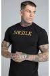 SIKSILK T-shirt Muscle Fit black