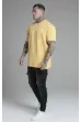 SIKSILK T-shirt Script Oversized yellow