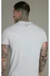 SIKSILK T-shirt 2-pack Muscle white/grey