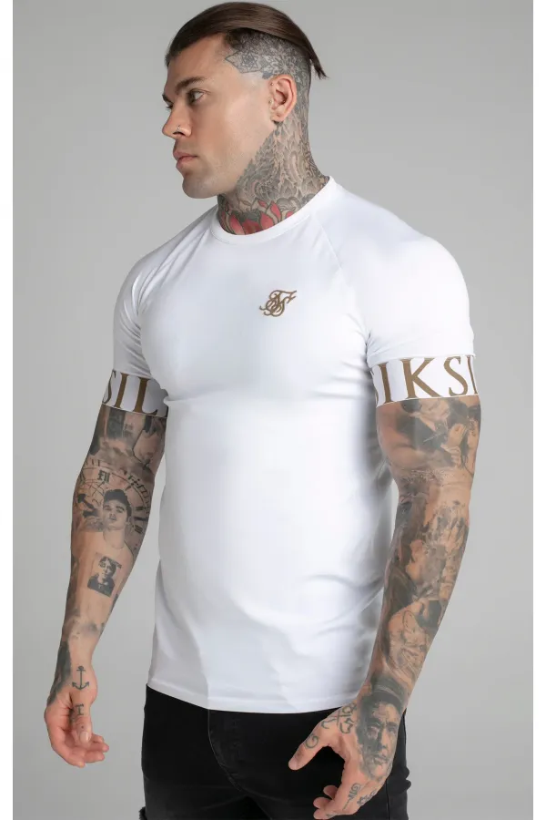 SIKSILK T-shirt Tech Tee white