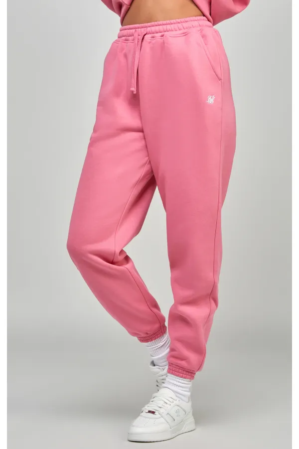 SIKSILK spodnie Essentials Pant pink