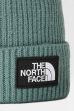 THE NORTH FACE czapka zimova Box Logo Cuffed Beanie green