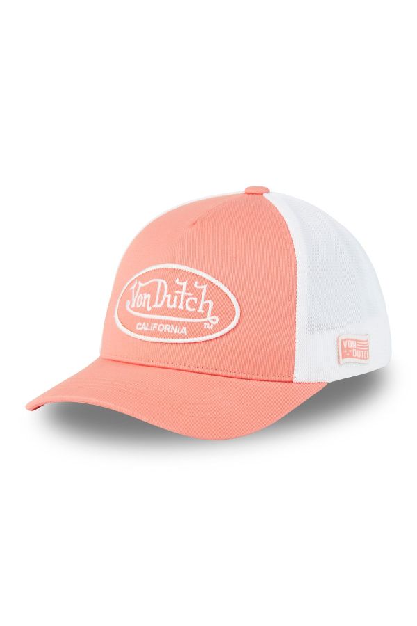 VON DUTCH czapka Lof Mesh orange/white