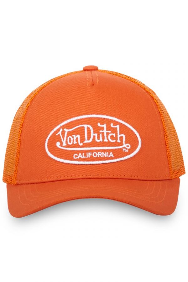 VON DUTCH czapka Lof Mesh dark orange