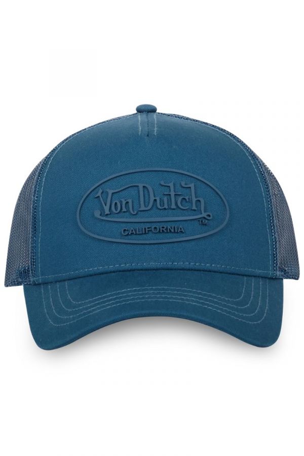 VON DUTCH czapka Rubber Logo navy