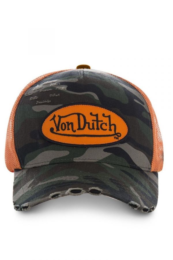 VON DUTCH czapka Ripped Mesh Cap camo