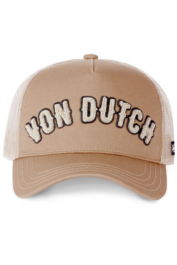 VON DUTCH czapka Buckl Mesh beige