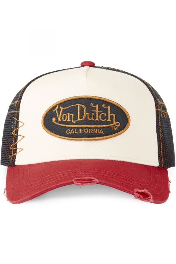 VON DUTCH czapka Naka Mesh white