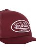 VON DUTCH czapka Lof Mesh burgundy