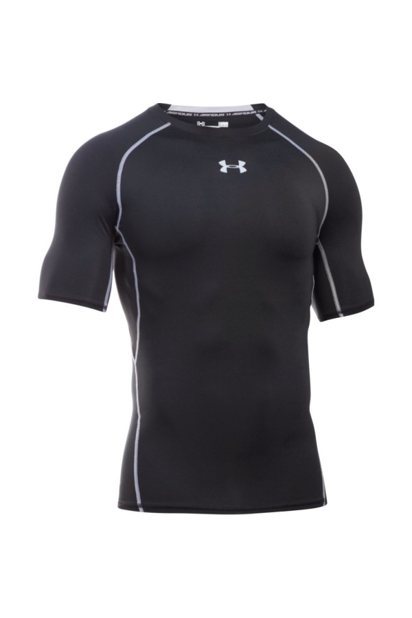 UNDER ARMOUR koszulka kompresyjna HeatGear Ss Black