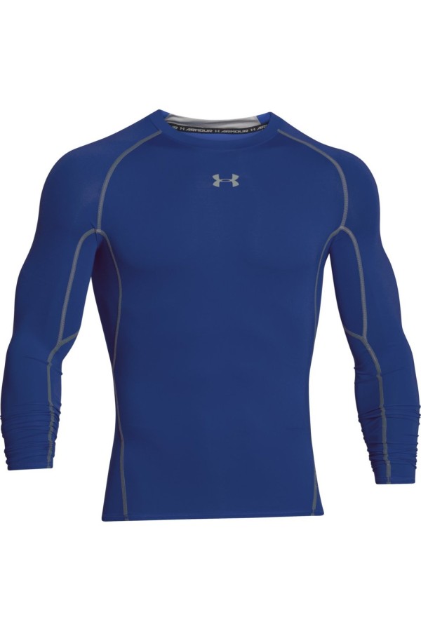 UNDER ARMOUR koszulka kompresyjna HeatGear Ls Blue